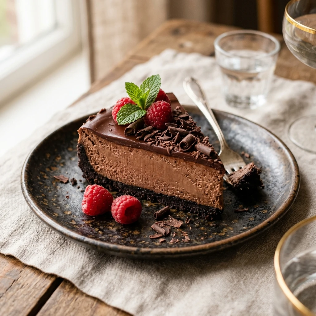 No Bake Chocolate Cheesecake Easy No Bake Dessert Zero Heat
