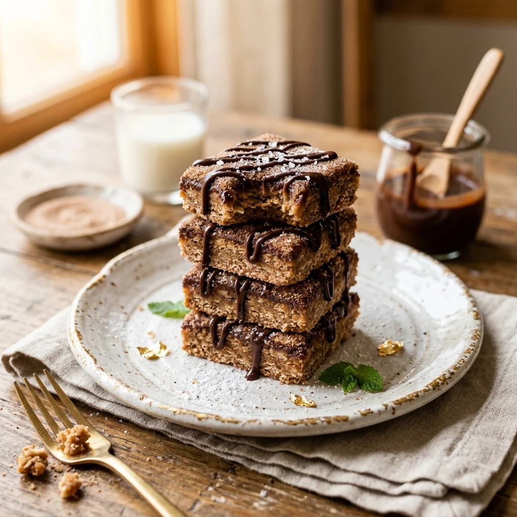 No Bake Churro Bars Easy No Bake Dessert Zero Heat