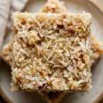 No Bake Coconut Bars Easy No Bake Dessert Zero Heat