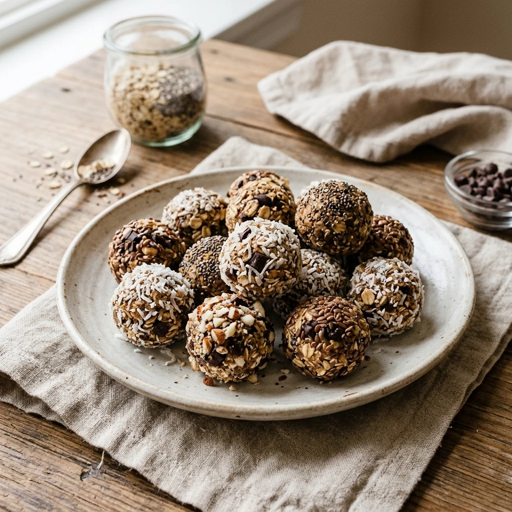 No Bake Energy Balls Easy Healthy No Bake Dessert Zero Heat