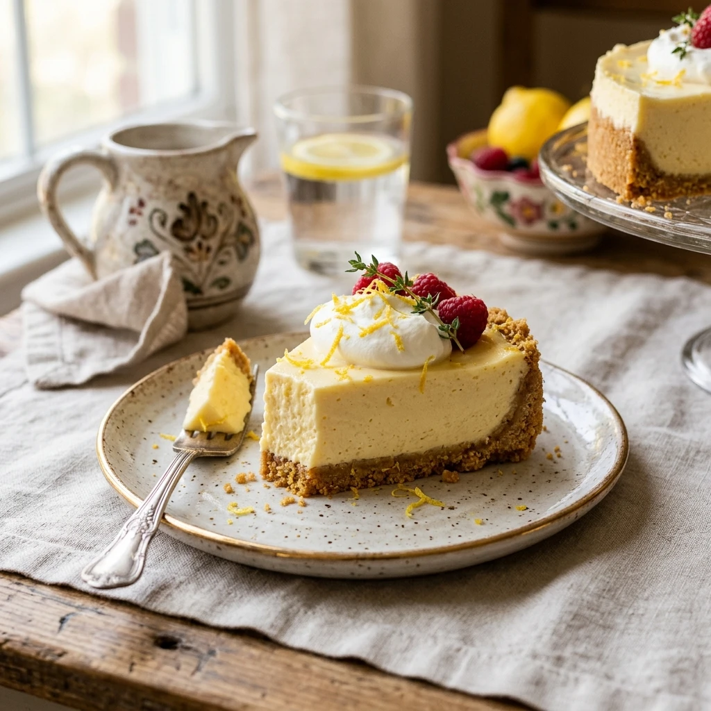 No Bake Lemon Cheesecake Easy No Bake Dessert Zero Heat