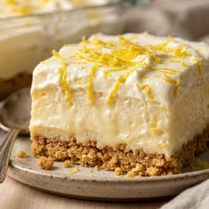No Bake Lemon Icebox Dessert Easy 3 Ingredient No Bake Zero Heat