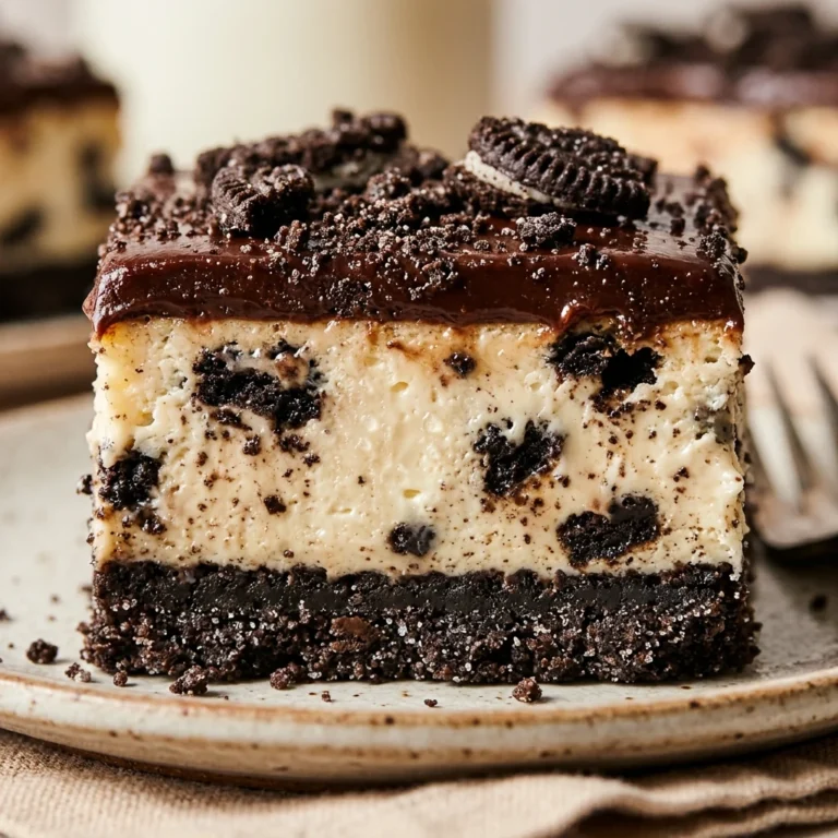 No Bake Oreo Cheesecake Bars Easy Creamy Viral Party Recipe No Fail