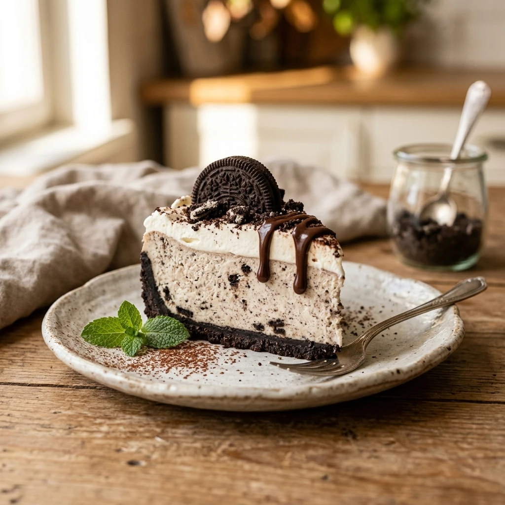 No Bake Oreo Cheesecake Easy No Bake Dessert Zero Heat