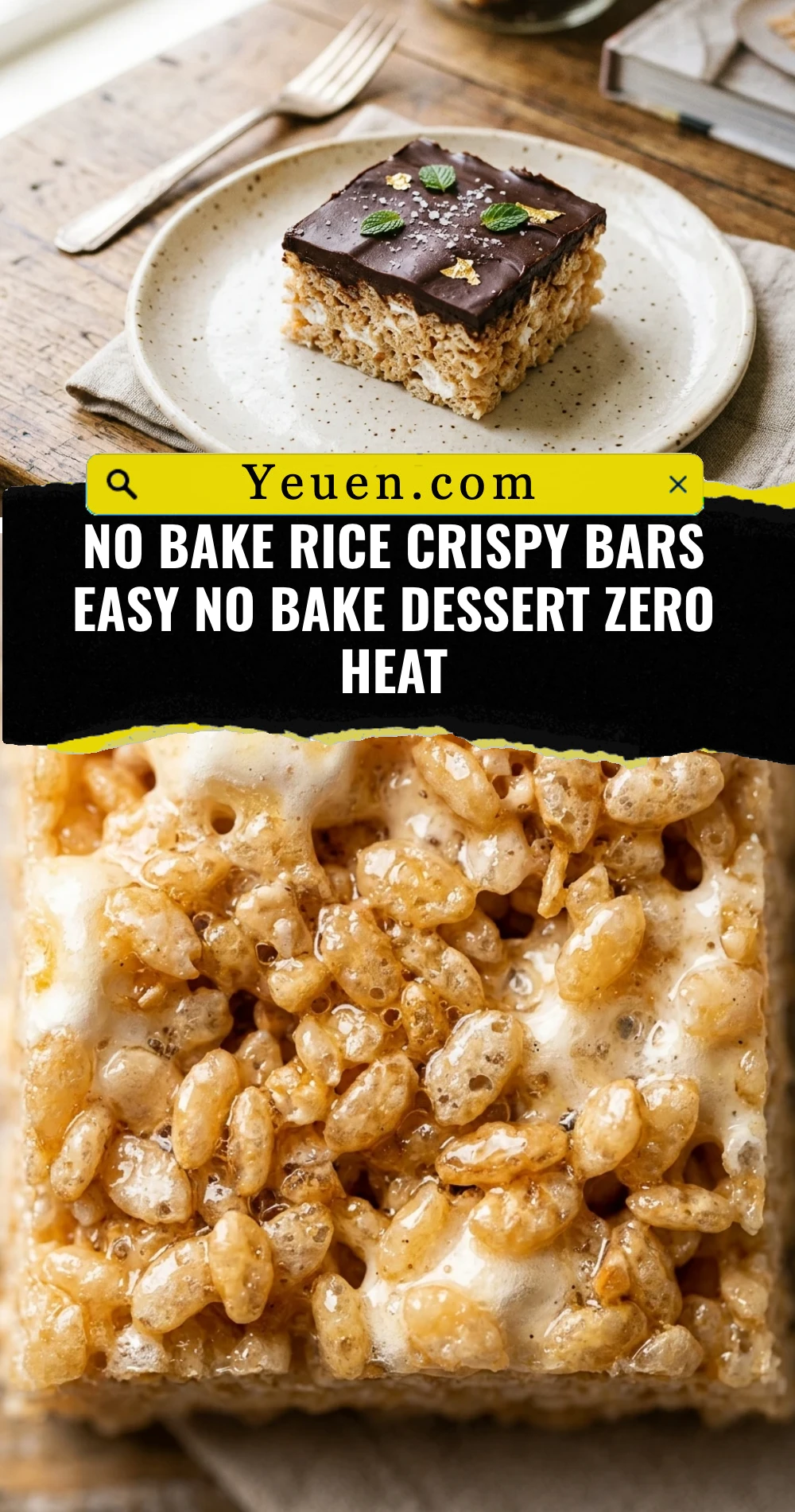No Bake Rice Crispy Bars Easy No Bake Dessert Zero Heat
