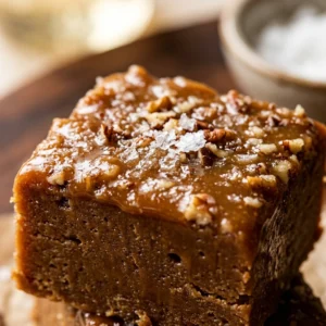 No Bake Salted Caramel Fudge Easy No Bake Dessert Zero Heat