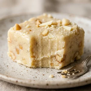 No Bake White Chocolate Fudge Easy No Bake Dessert Zero Heat