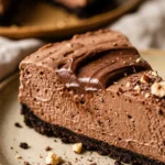 No Bake 【entity-Nutella¦canonical_name=Nutella】 Cheesecake Easy Creamy 3 Ingredient Viral Recipe No Fail