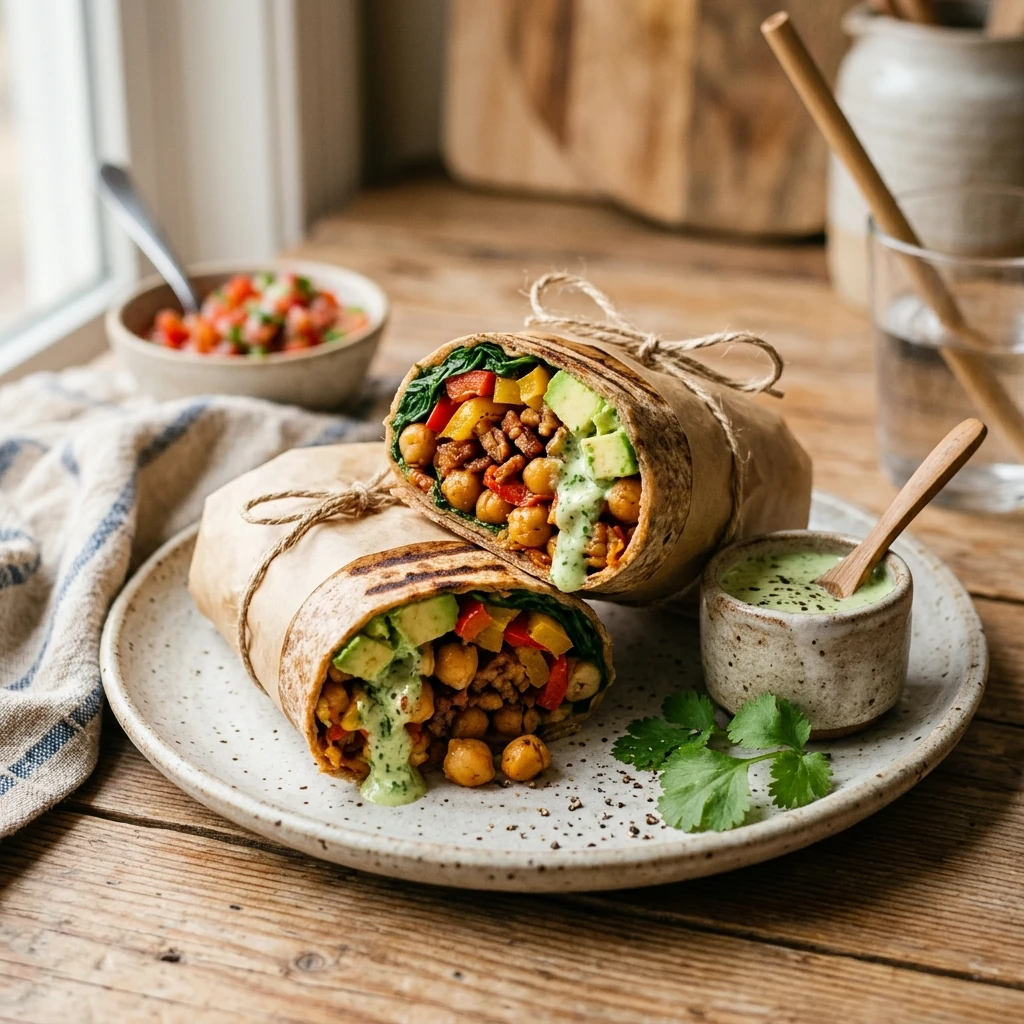 No Eggs Needed High Protein Breakfast Wrap 5 Minute Make Ahead Kids