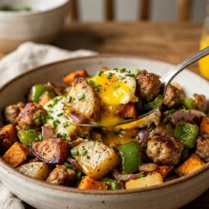 No Fail 5 Minute High Protein Breakfast Hash Make Ahead Budget Kids