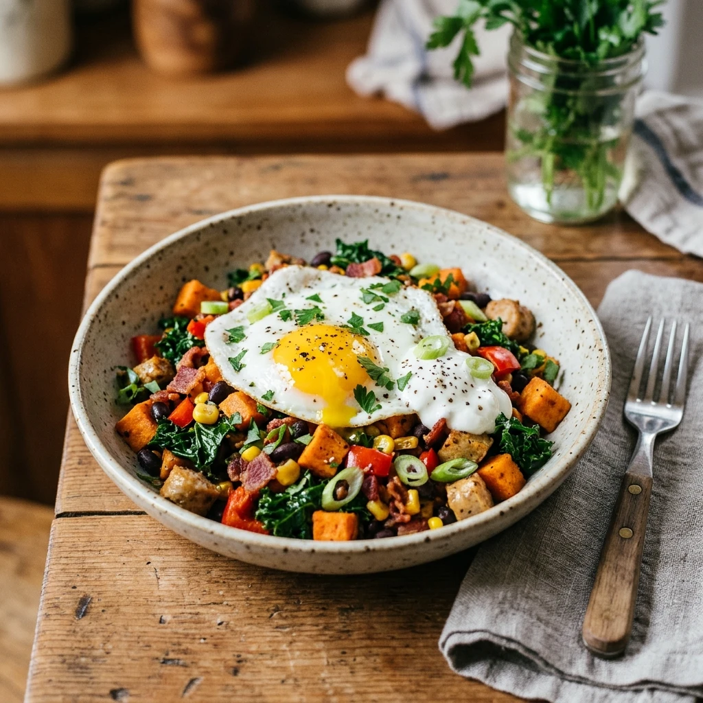No Fail 5 Minute High Protein Breakfast Hash Make Ahead Budget Kids