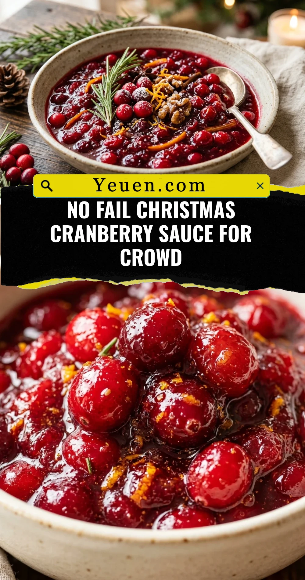 No Fail Christmas Cranberry Sauce For Crowd