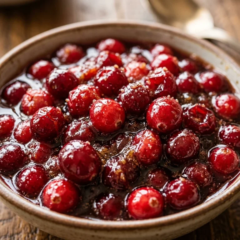 No Fail Cranberry Sauce With Brown Sugar