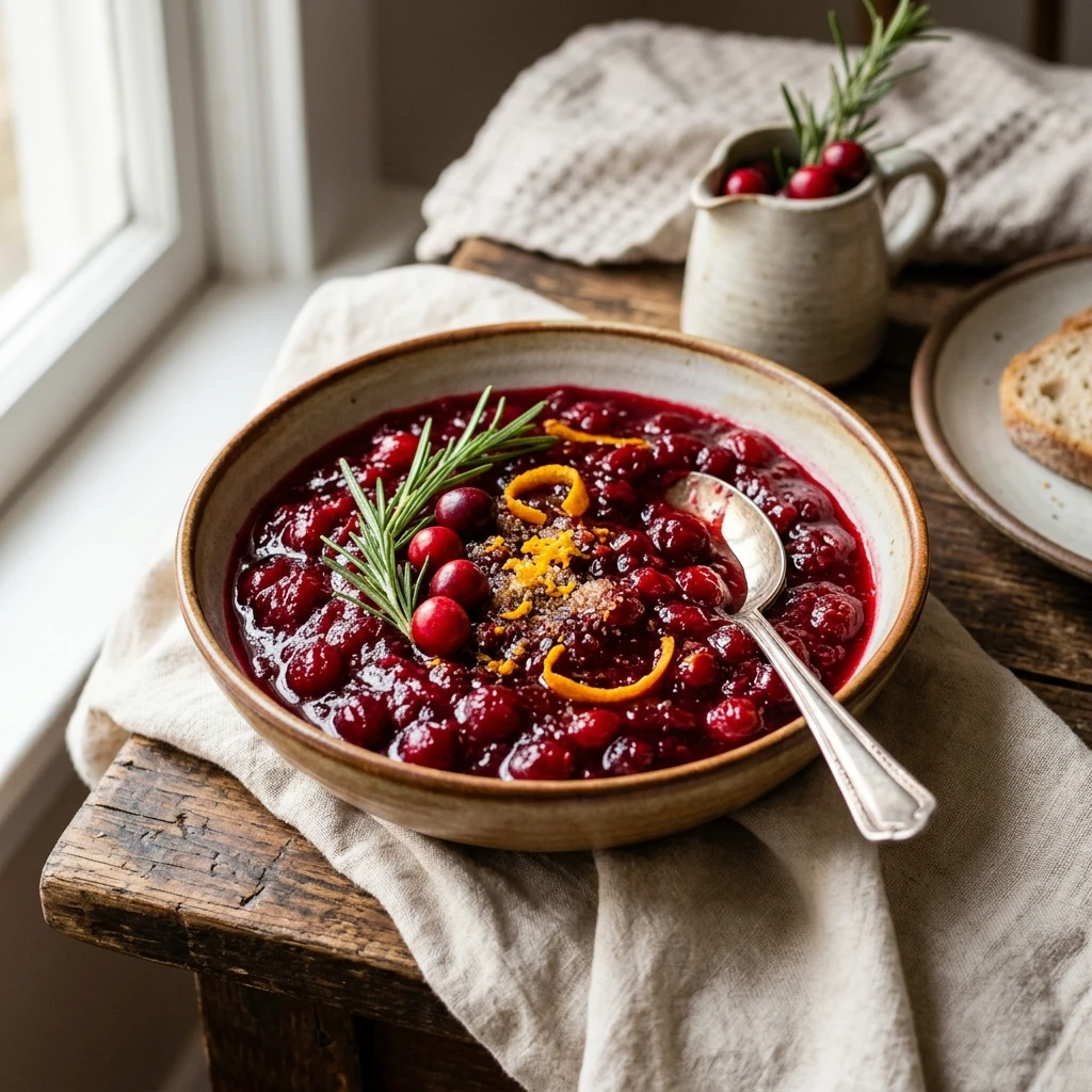 No Fail Cranberry Sauce With Brown Sugar