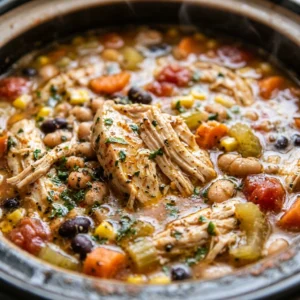 No Prep Dump & Walk Soup High Protein Crockpot 5 Min Prep Feeds Crowd Under $20