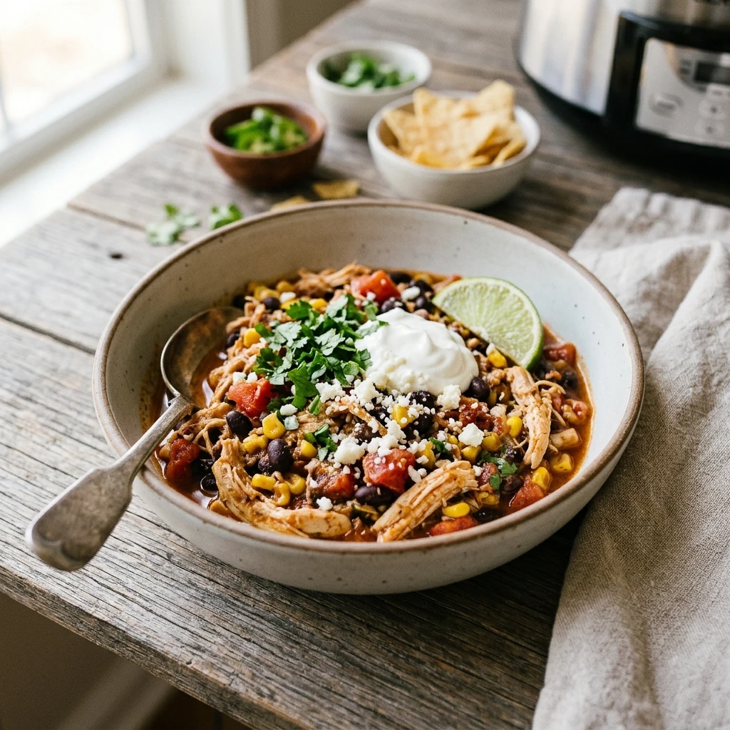 No Prep Dump & Walk Taco High Protein Crockpot 5 Min Prep Feeds Crowd Under $20
