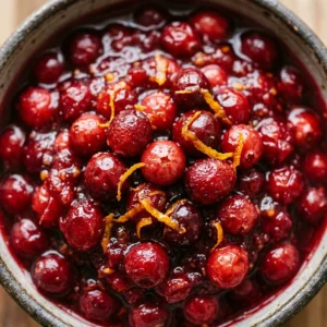 No Sugar Added Cranberry Sauce 3-Ingredient