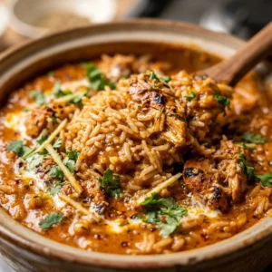 One Pot Butter Chicken Rice Easy Fluffy Family