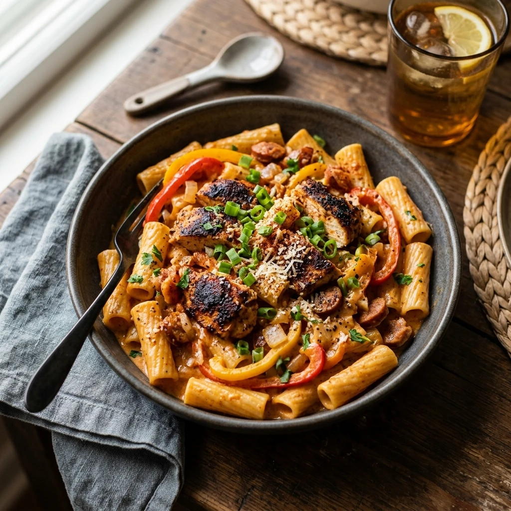 One-Pot Cajun Chicken Pasta Creamy 20 Minute