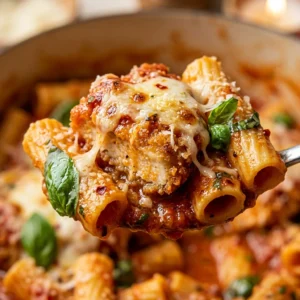 One Pot Chicken Parmesan Pasta