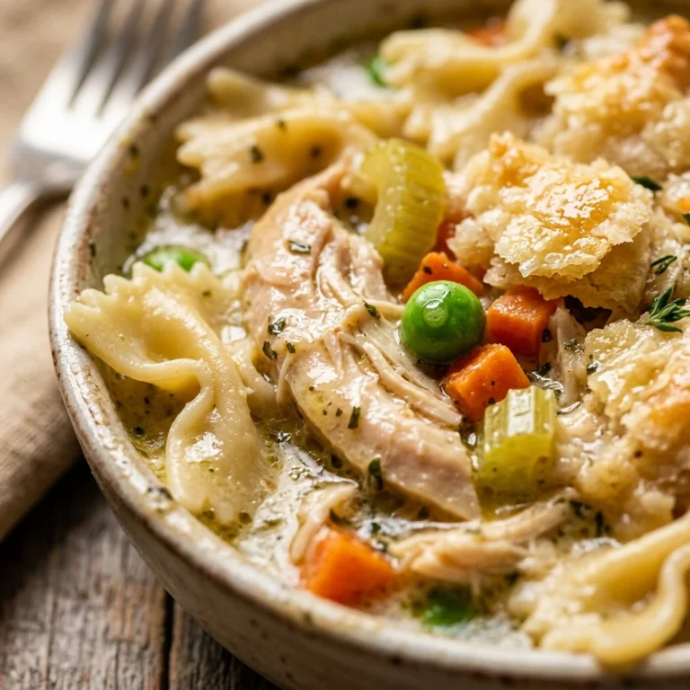 One-Pot Chicken Pot Pie Pasta Cozy 20 Min
