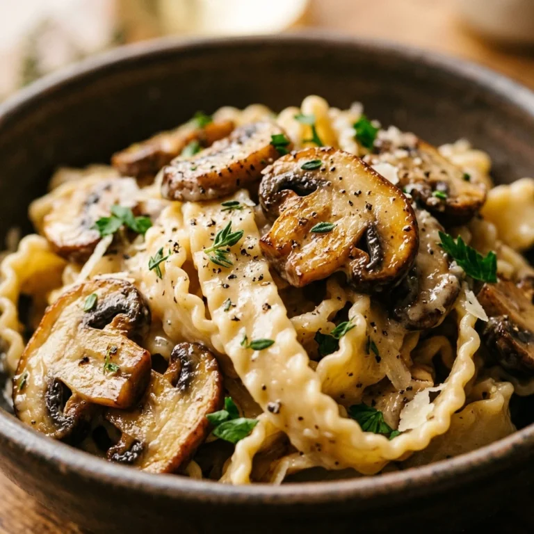 One-Pot Creamy Mushroom Pasta 20 Minute Cozy