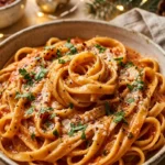 One Pot Creamy Tomato Pasta Christmas Dinner Easy Holiday