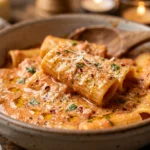 One Pot Creamy Tomato Pasta - No Draining!