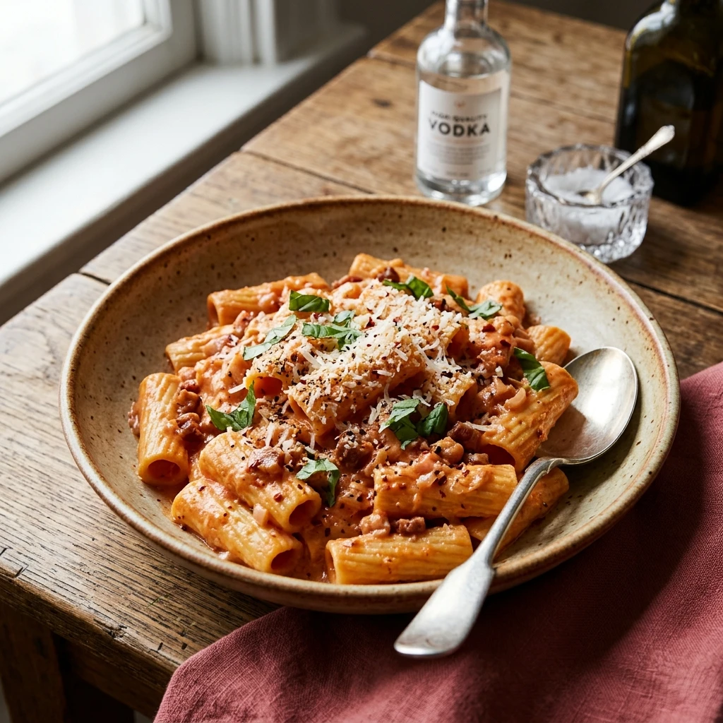 One Pot Creamy Vodka Pasta Christmas No Fail Holiday 20 Minute