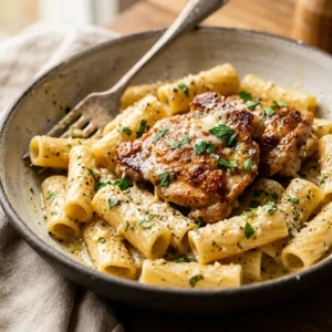 One-Pot Garlic Butter Chicken Pasta 20 Minute No Dishes
