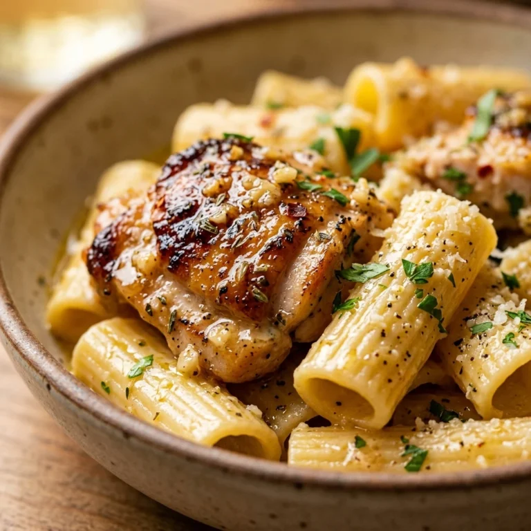 One-Pot Garlic Butter Chicken Pasta 20 Minute No Dishes