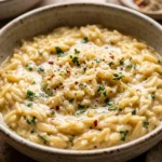 One-Pot Garlic Parmesan Orzo Creamy 20 Min