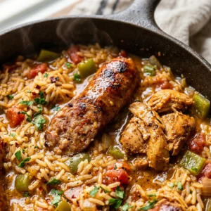 One-Pot Jambalaya Sausage And Chicken 20 Min