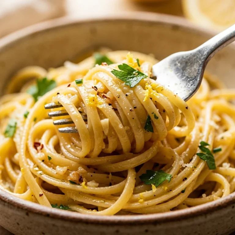 One-Pot Lemon Garlic Butter Pasta So Easy