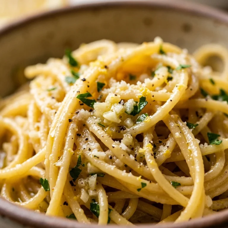One-Pot Lemon Garlic Butter Pasta So Easy