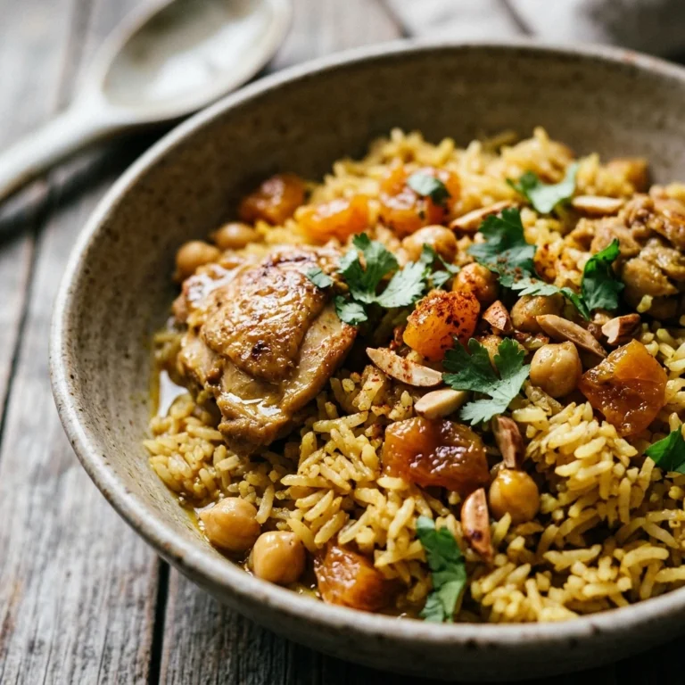 One Pot Moroccan Chicken Rice Easy Fluffy Family