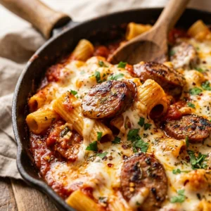 One-Pot Sausage Pasta Skillet Cheesy 20 Minute