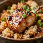 One Pot Teriyaki Chicken Rice Easy Fluffy Family