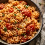 One Pot Tomato Rice Pilaf Easy Fluffy Family Budget