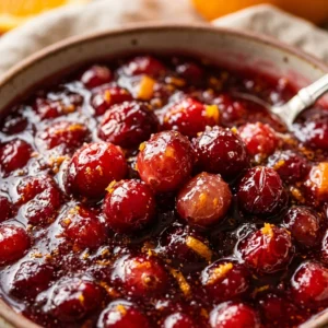 Orange Liqueur Cranberry Sauce Boozy