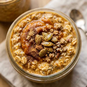 Overnight Oats Flavors Pumpkin Spice Easy 5 Minute Breakfast Meal Prep