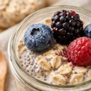 Overnight Oats Meal Prep Berry Easy Healthy 5 Minute Breakfast