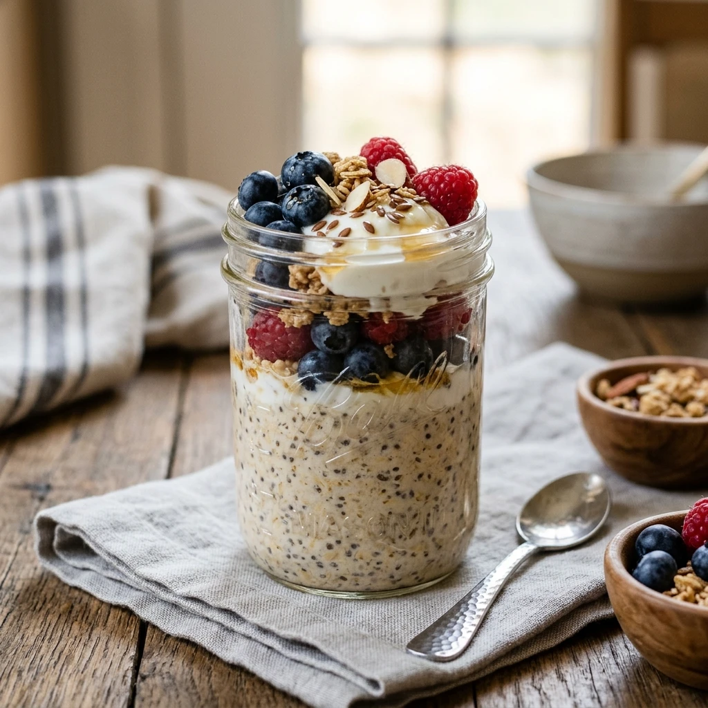 Overnight Oats Meal Prep Easy Healthy 5 Minute Breakfast