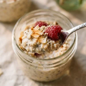 Overnight Oats Weight Loss Coconut Healthy Easy 5 Minute Breakfast
