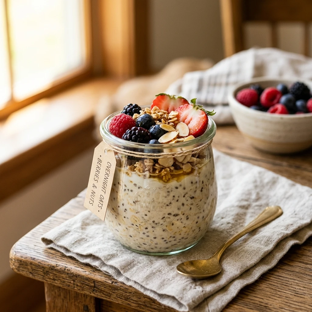 Overnight Oats Weight Loss Healthy Easy 5 Minute Breakfast
