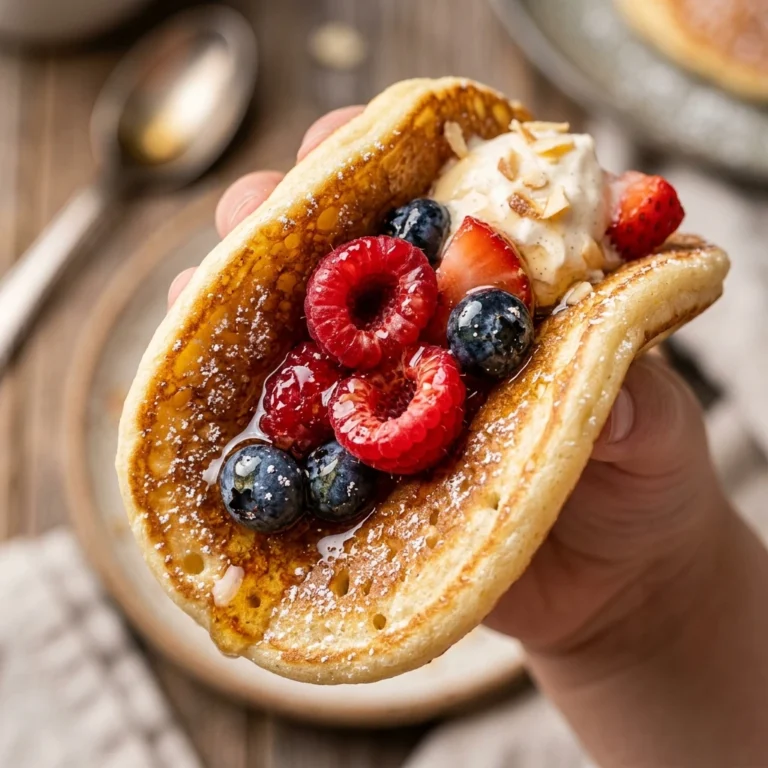 Pancake Tacos Fluffy Sweet Breakfast Kids Love Viral