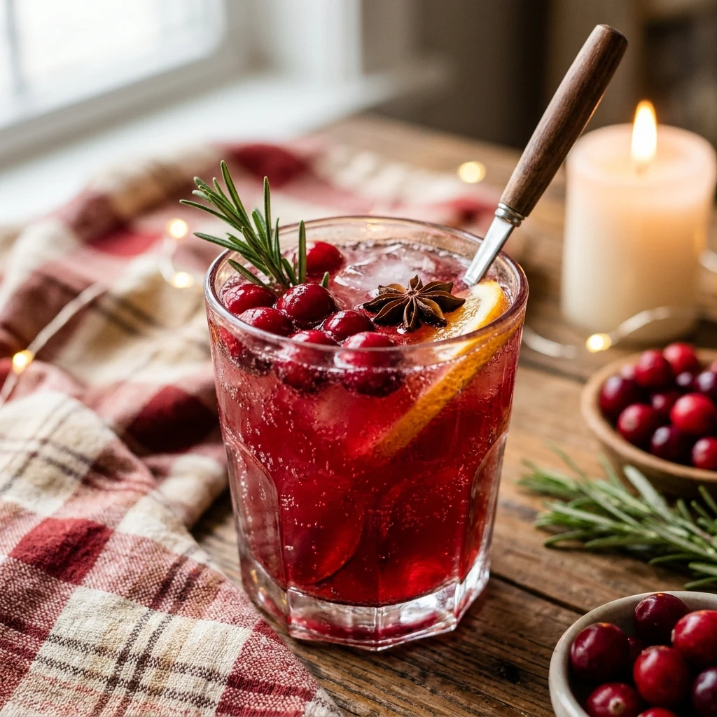 Party Punch Cranberry Easy Kids Adults Holiday Cozy Drink