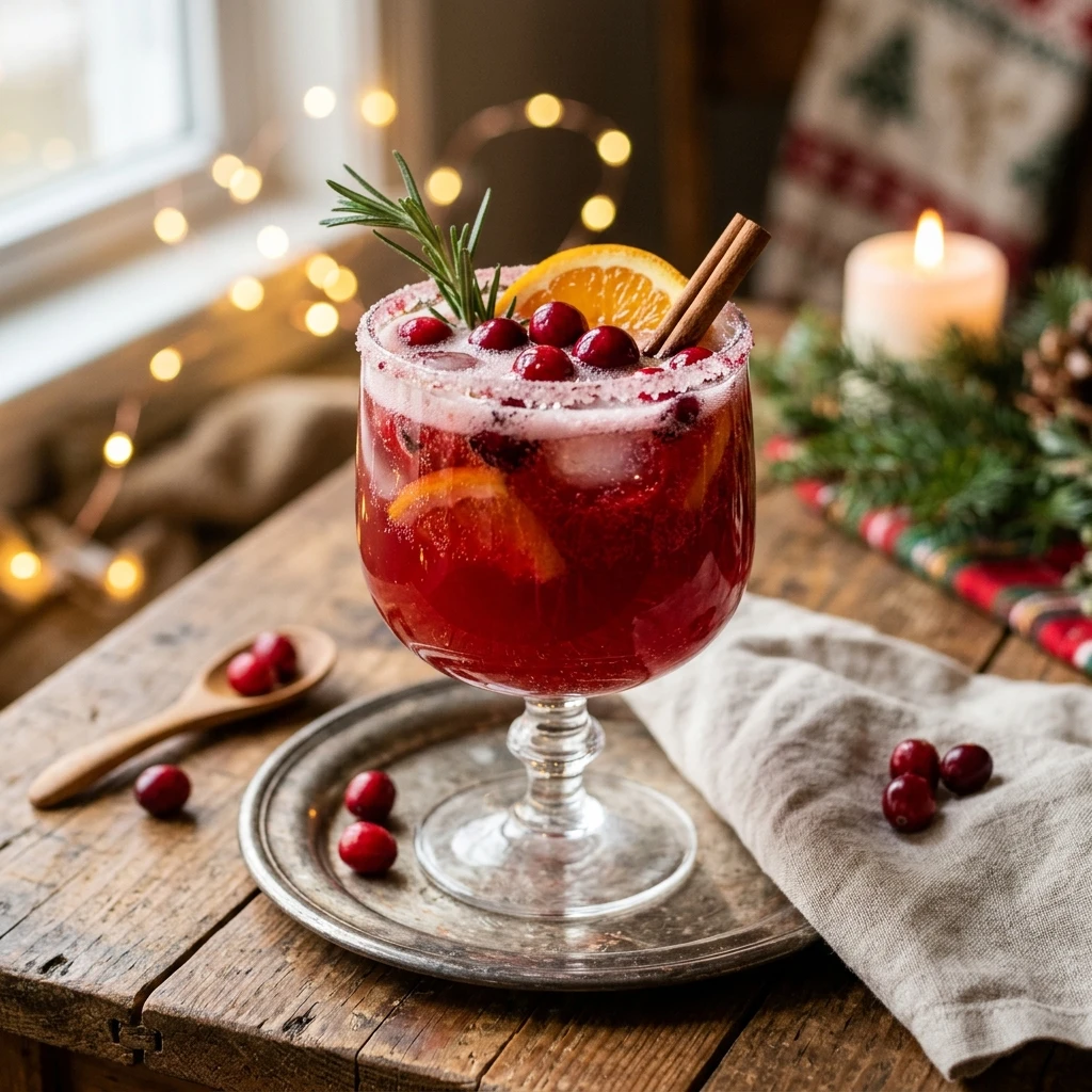 Party Punch Cranberry Easy Kids Adults Holiday Cozy Drink