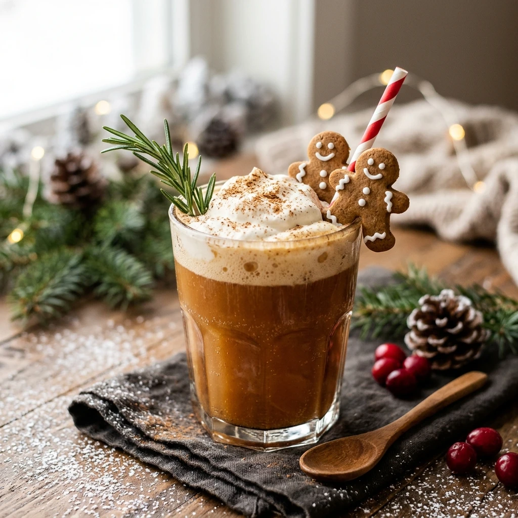 Party Punch Gingerbread Easy Kids Adults Holiday Cozy Drink