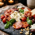 Pizza Charcuterie Board - Deconstructed Ghost Pizza